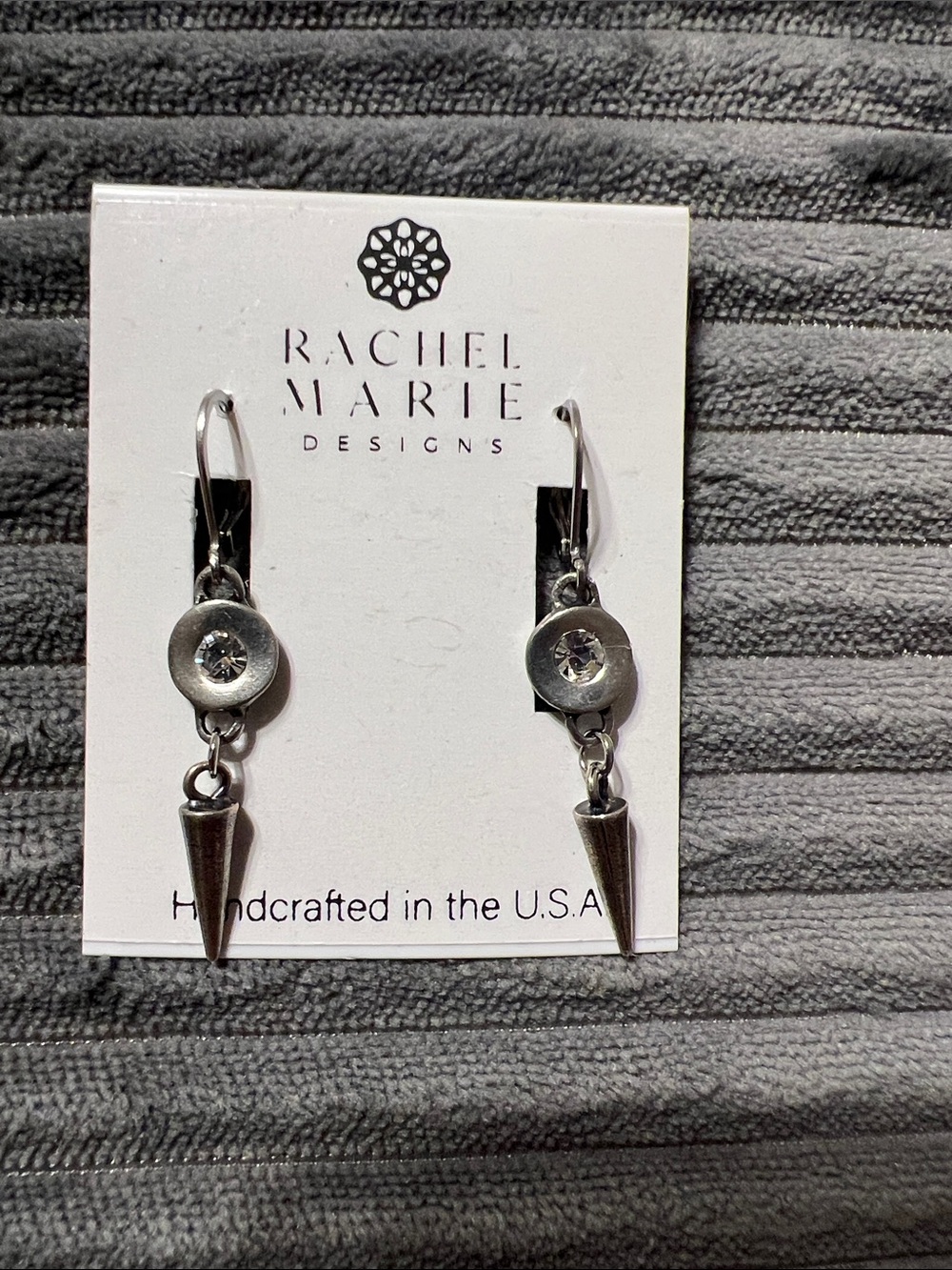 Noblesville Spike Drop Earrings by Rachel Marie Designs. ®